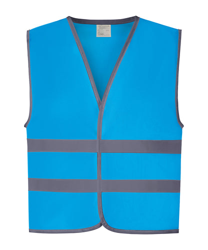 Personalised Safety Vests - Mid Orange Yoko Hi-vis reflective border kids waistcoat (HVW102CH)