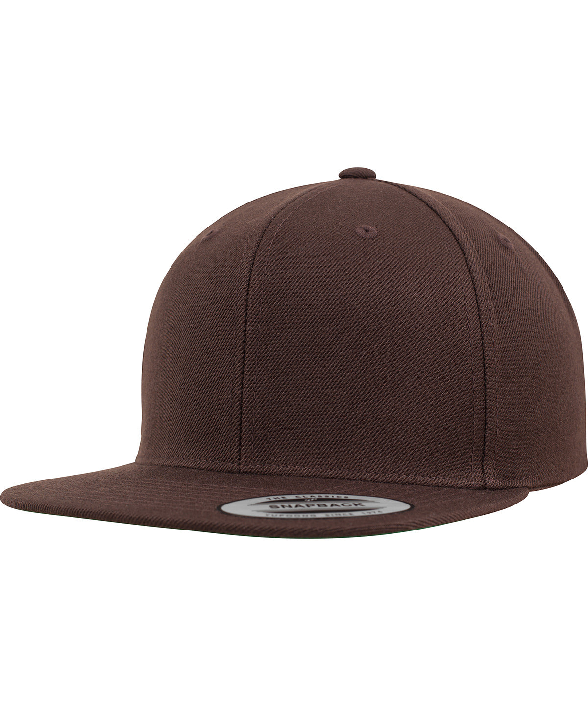 Personalised Caps - Dark Brown Flexfit by Yupoong The classic snapback (6089M)