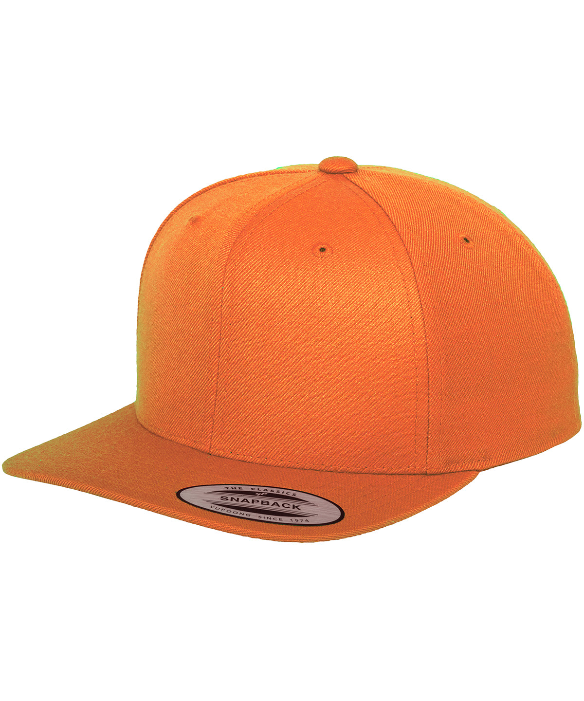 Personalised Caps - Mid Orange Flexfit by Yupoong The classic snapback (6089M)