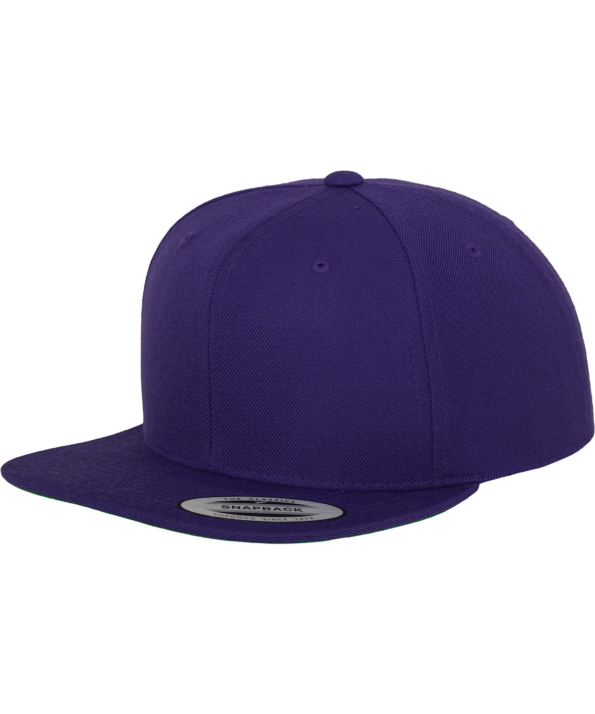 Personalised Caps - Mid Purple Flexfit by Yupoong The classic snapback (6089M)