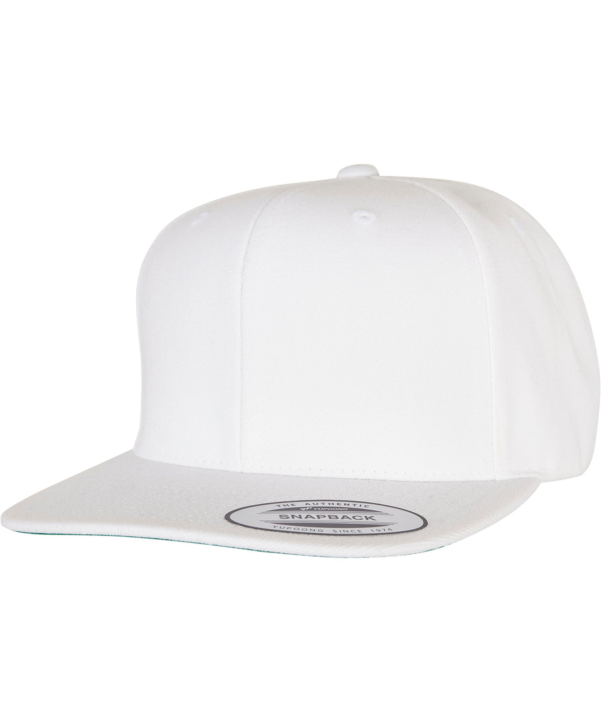 Personalised Caps - White Flexfit by Yupoong The classic snapback (6089M)