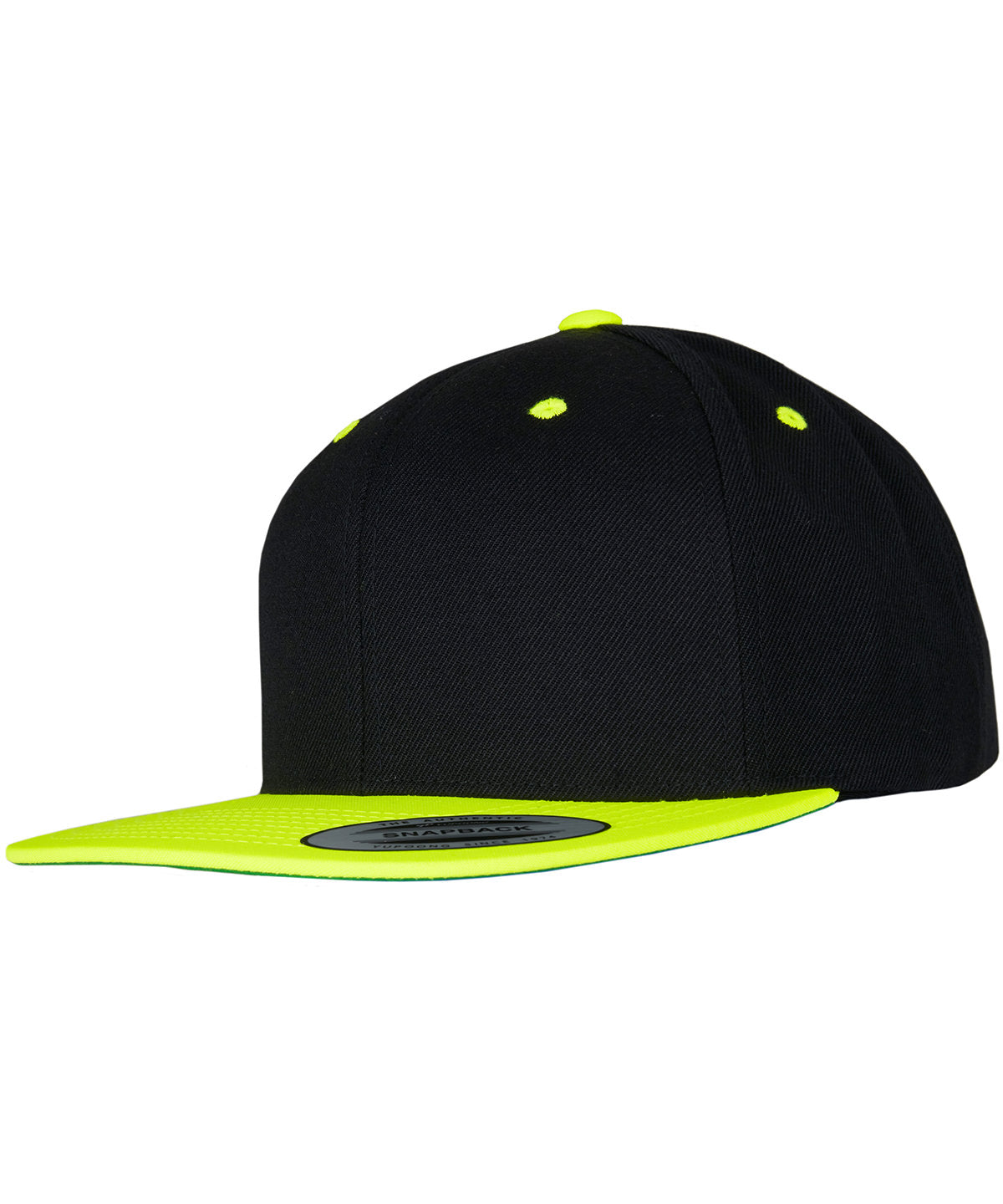 Personalised Caps - Black Flexfit by Yupoong The classic snapback 2-tone  (6089MT)