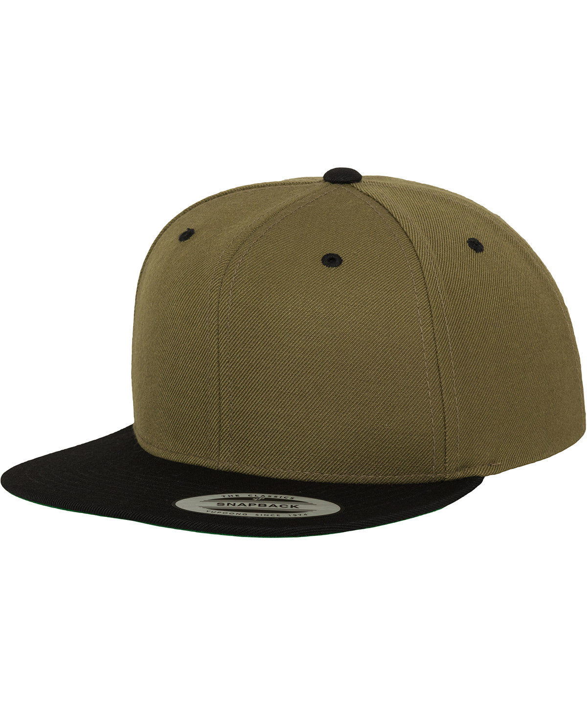 Personalised Caps - Olive Flexfit by Yupoong The classic snapback 2-tone  (6089MT)