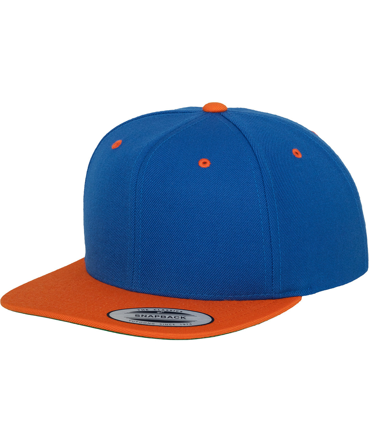 Personalised Caps - Royal Flexfit by Yupoong The classic snapback 2-tone  (6089MT)