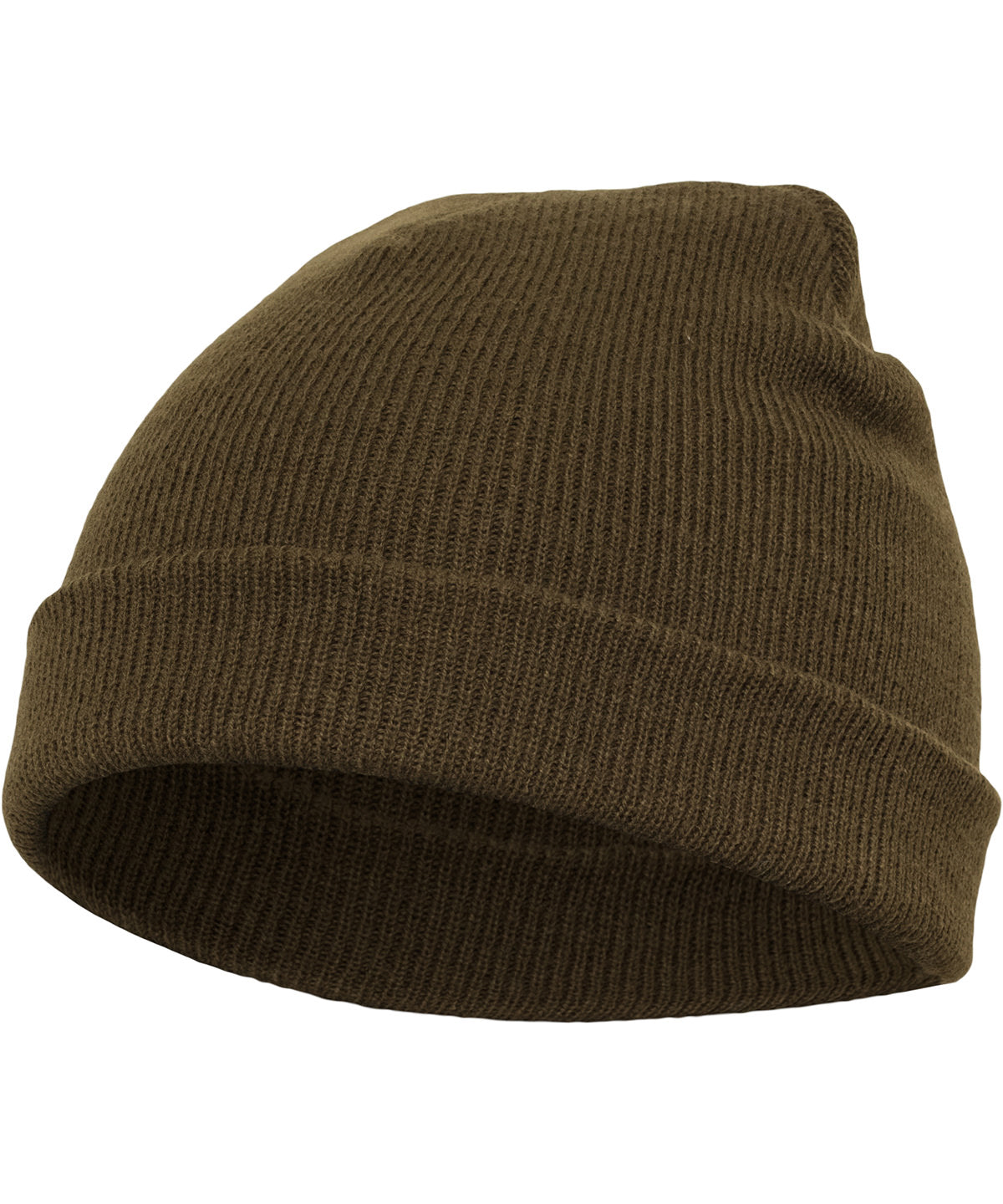 Personalised Hats - Olive Flexfit by Yupoong Heavyweight beanie (1500KC)