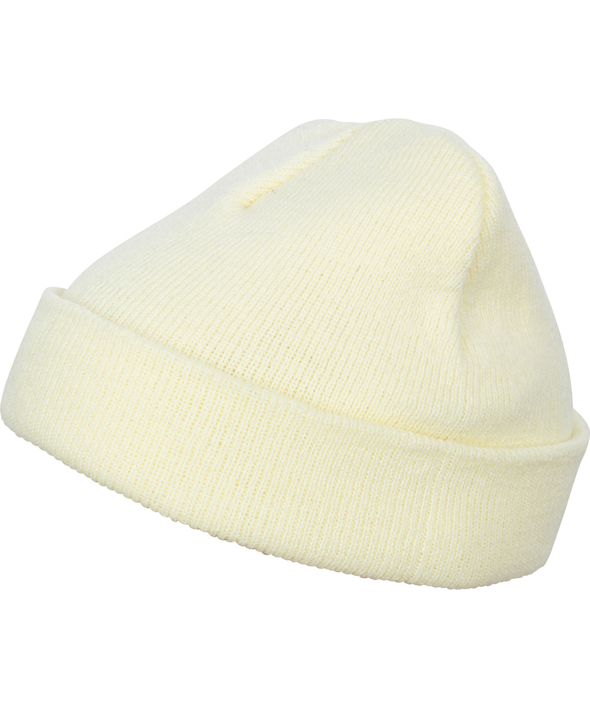 Personalised Hats - Light Yellow Flexfit by Yupoong Heavyweight beanie (1500KC)