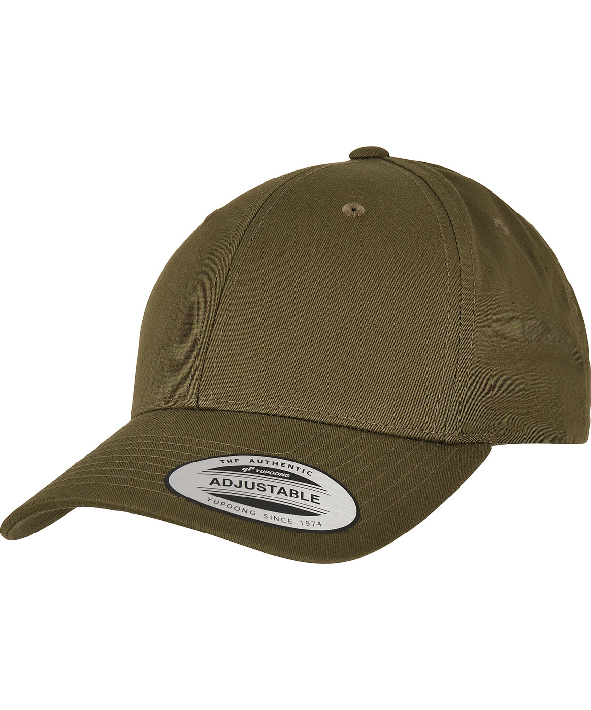 Personalised Caps - Khaki Flexfit by Yupoong Curved classic snapback (7706)(7706)