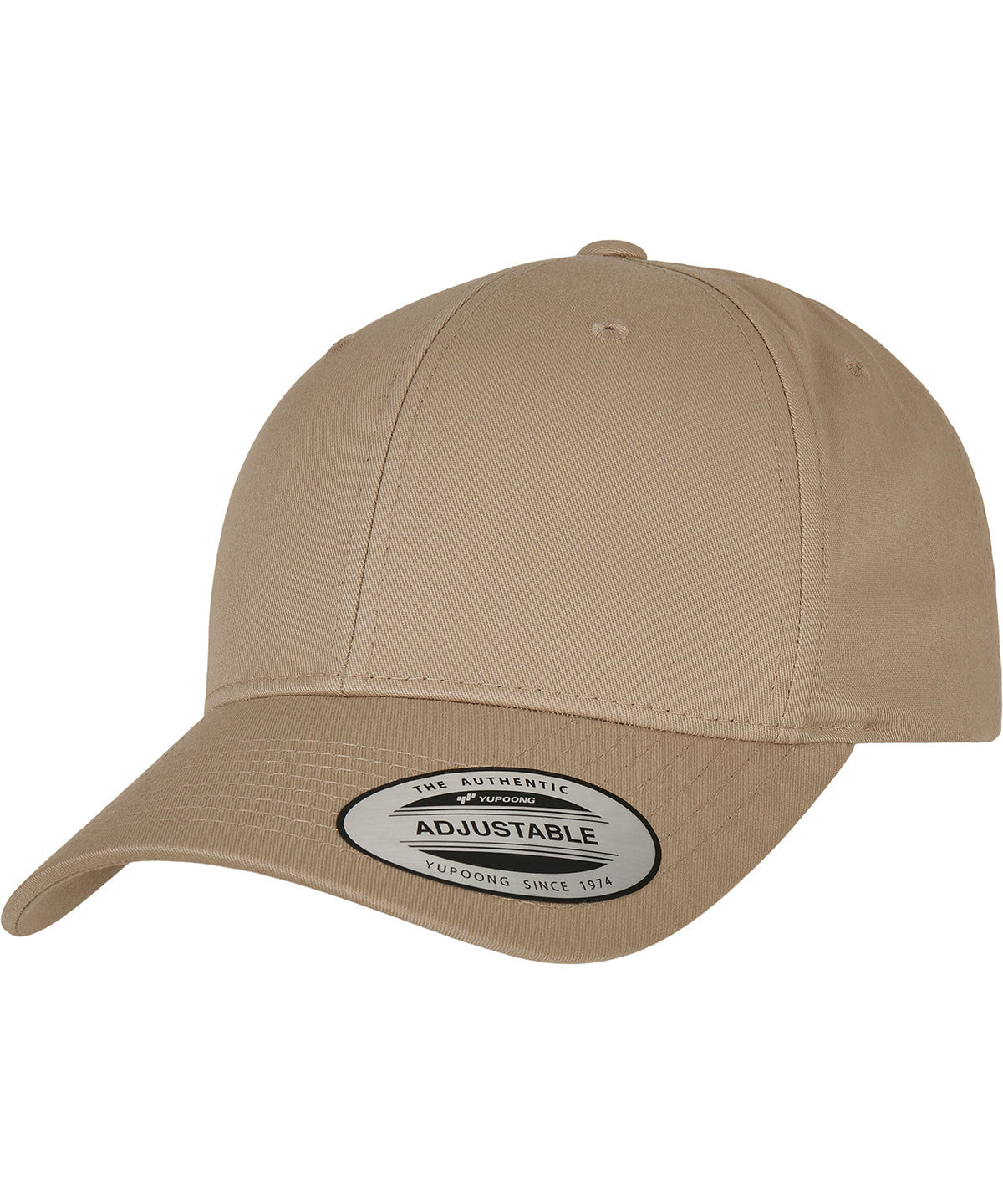 Personalised Caps - Khaki Flexfit by Yupoong Curved classic snapback (7706)(7706)