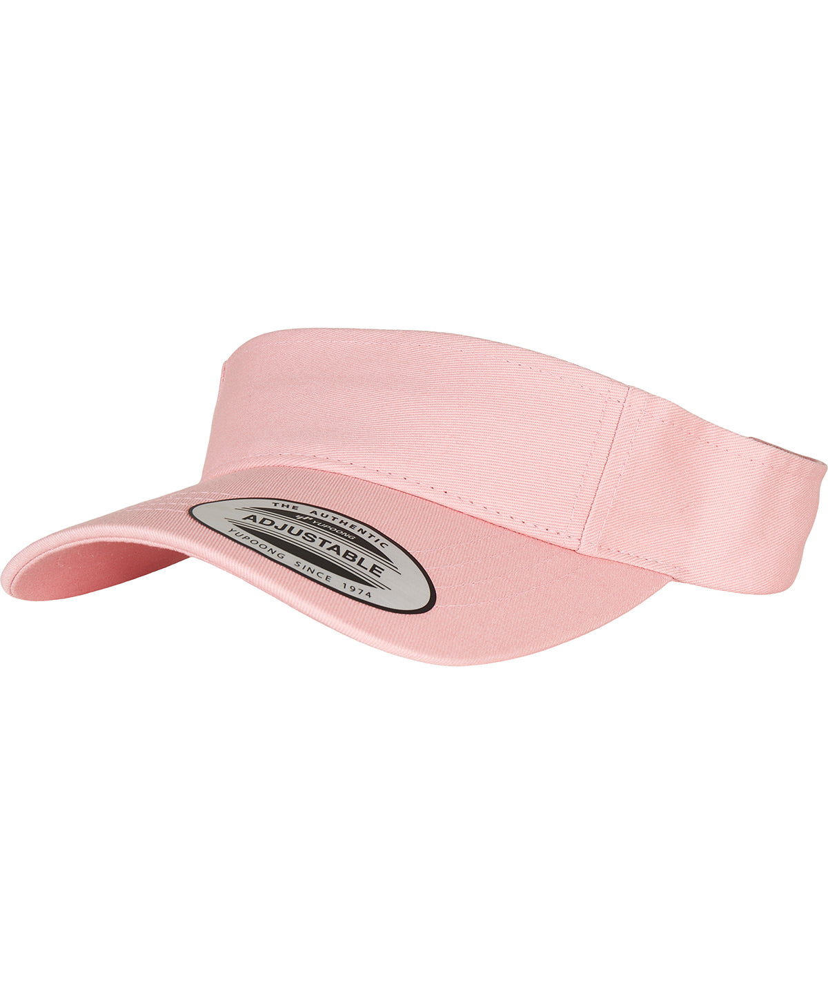 Personalised Caps - Light Pink Flexfit by Yupoong Curved visor cap (8888)