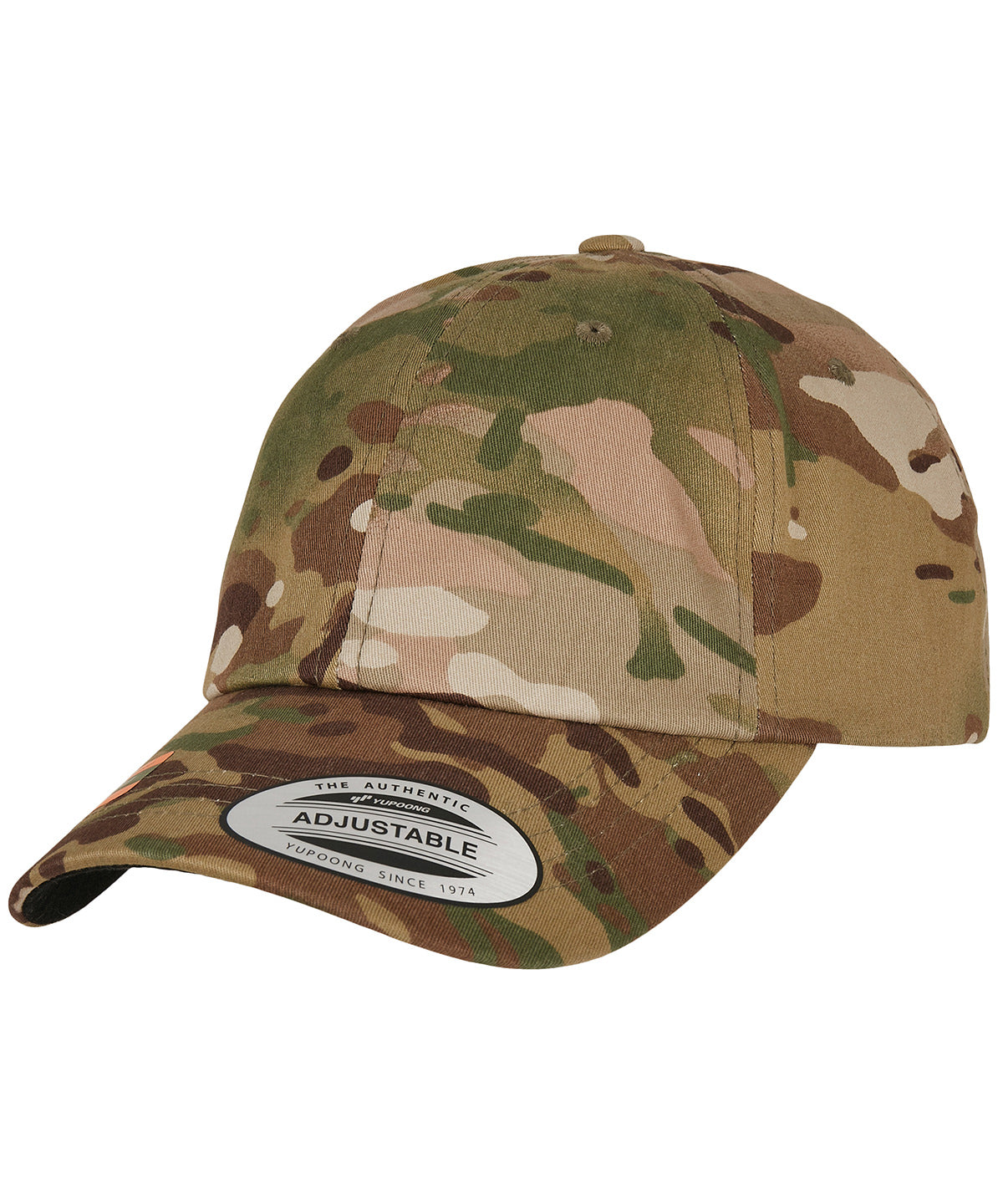 Personalised Caps - Camouflage Flexfit by Yupoong Low-profile cotton twill Multicam® (6245MC)