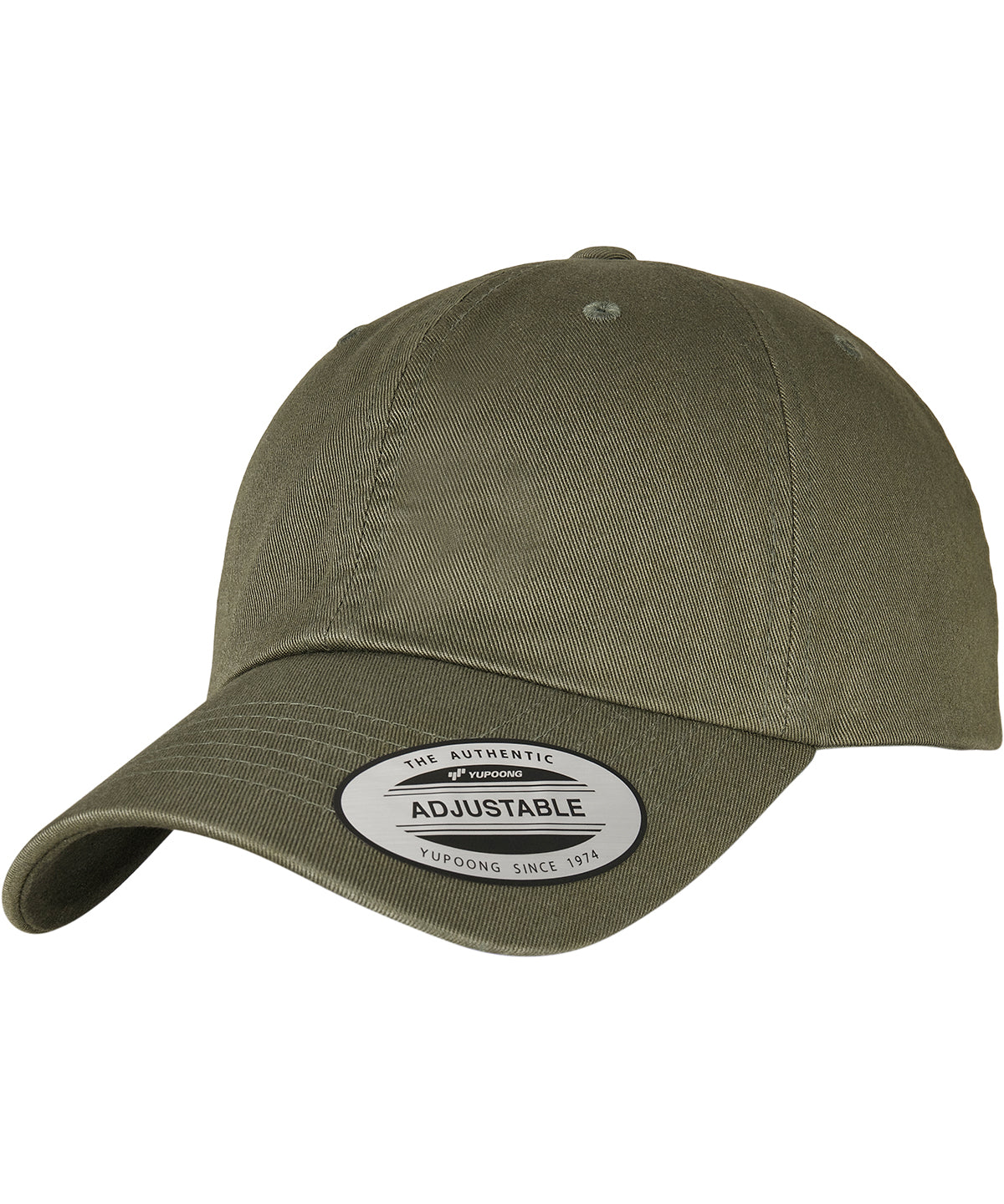Personalised Caps - Olive Flexfit by Yupoong Eco-wash dad cap (6245EC)