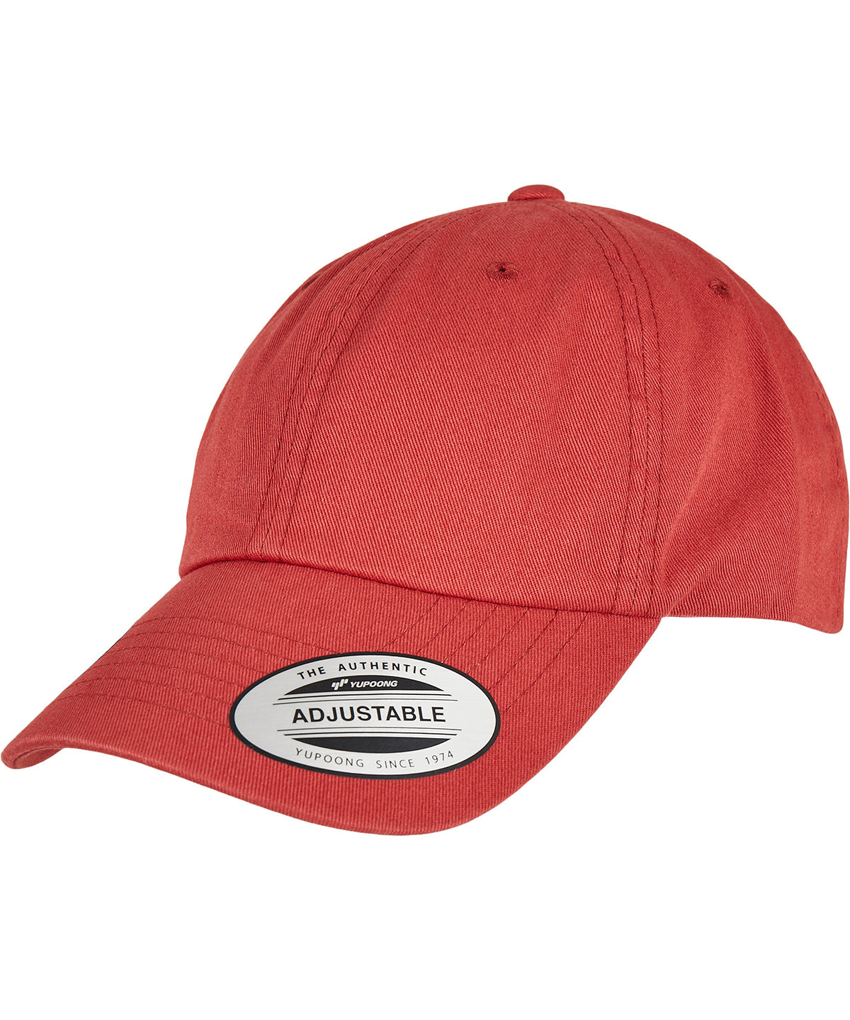 Personalised Caps - Light Red Flexfit by Yupoong Eco-wash dad cap (6245EC)