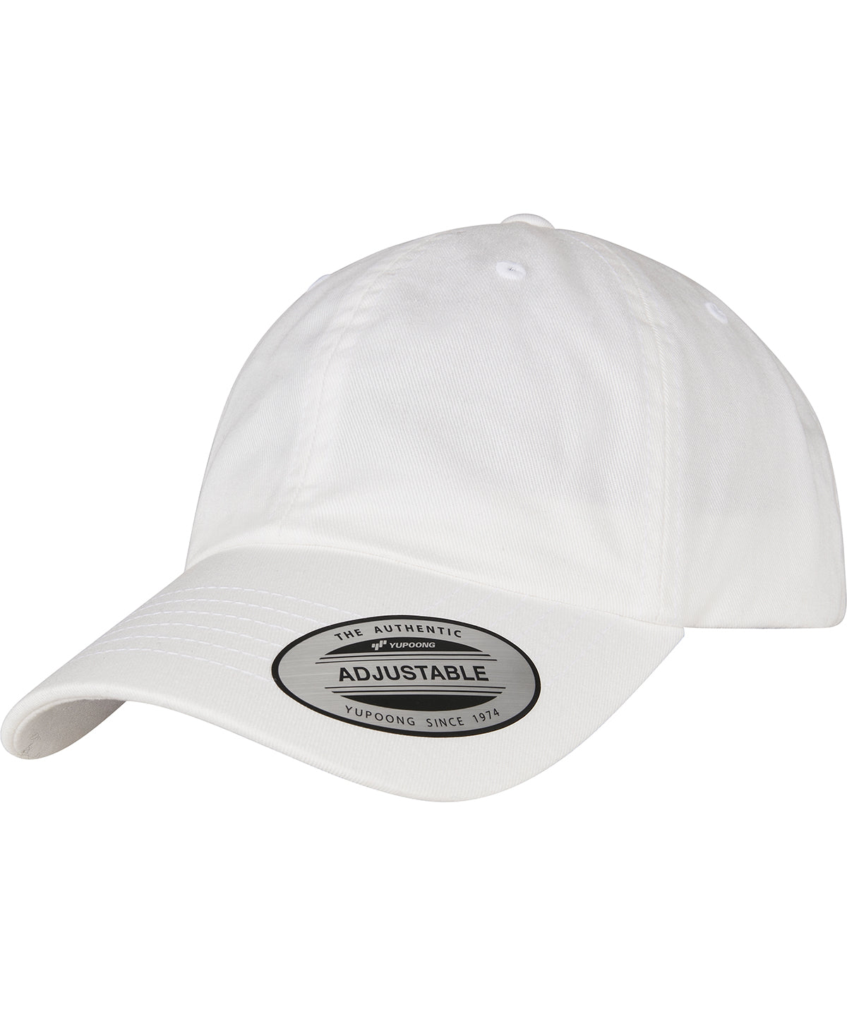 Personalised Caps - White Flexfit by Yupoong Eco-wash dad cap (6245EC)