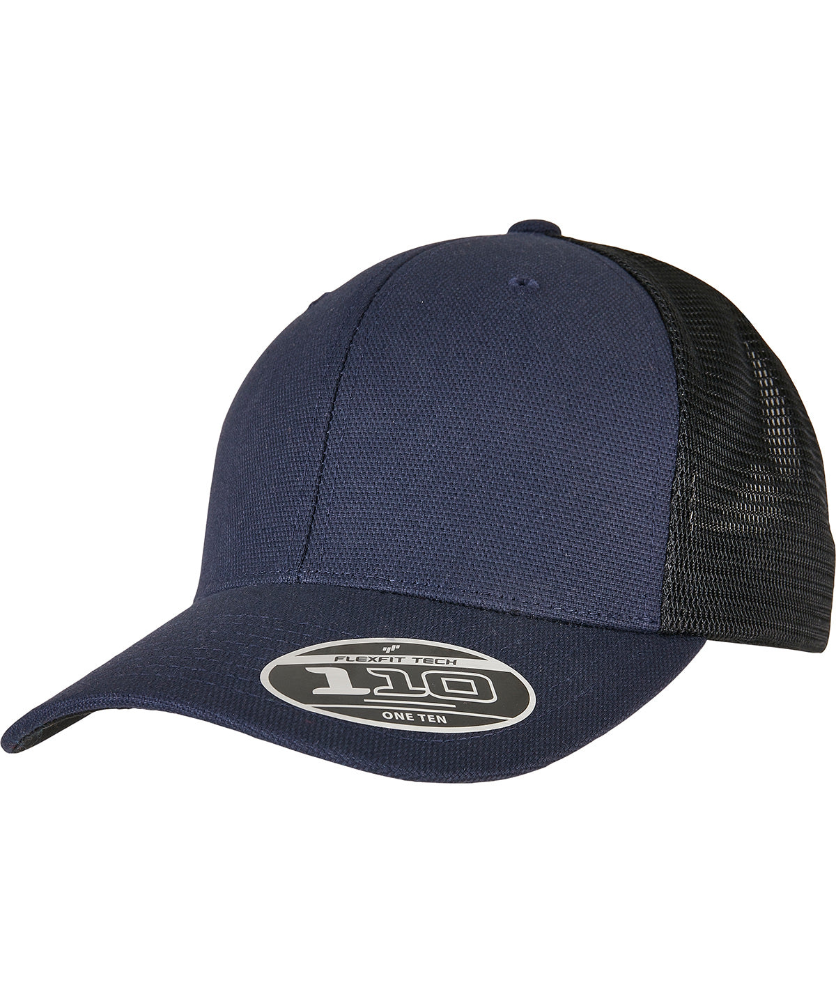 Personalised Caps - Navy Flexfit by Yupoong 110 Structured canvas trucker (110ST)