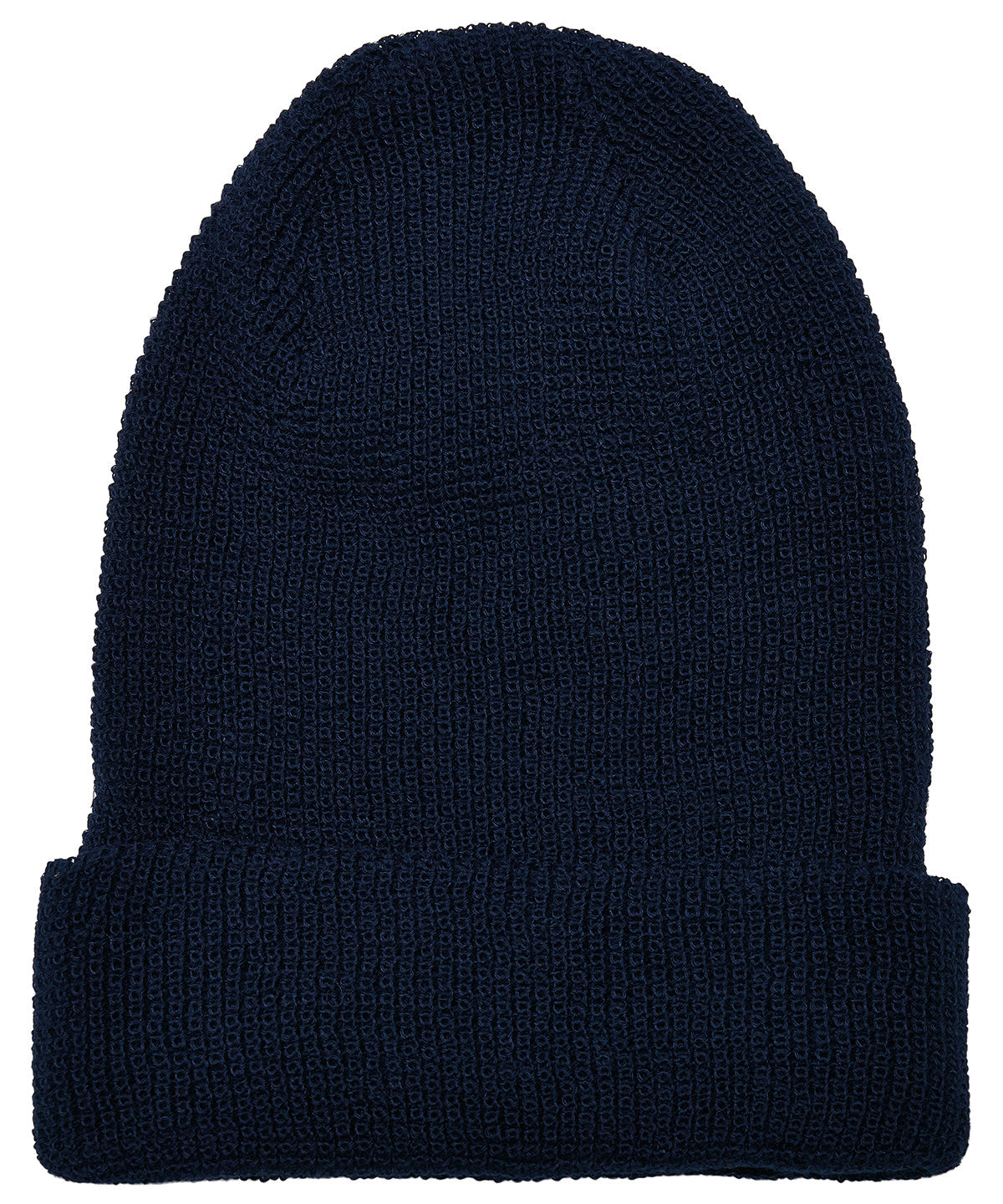 Personalised Hats - Navy Flexfit by Yupoong Recycled yarn waffle knit beanie (1505RY)