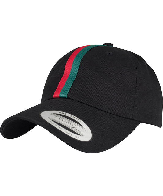 Personalised Caps - Flexfit by Yupoong Stripe dad hat (6245DS)
