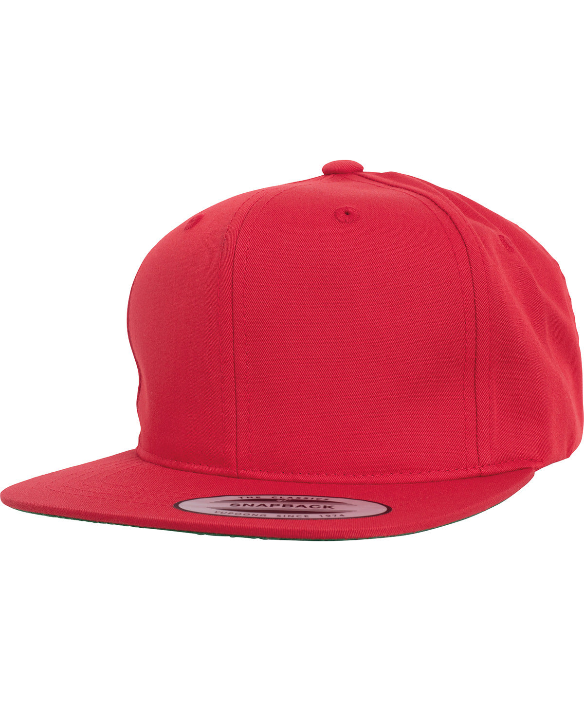 Personalised Caps - Mid Red Flexfit by Yupoong Pro-style twill snapback youth cap (6308)