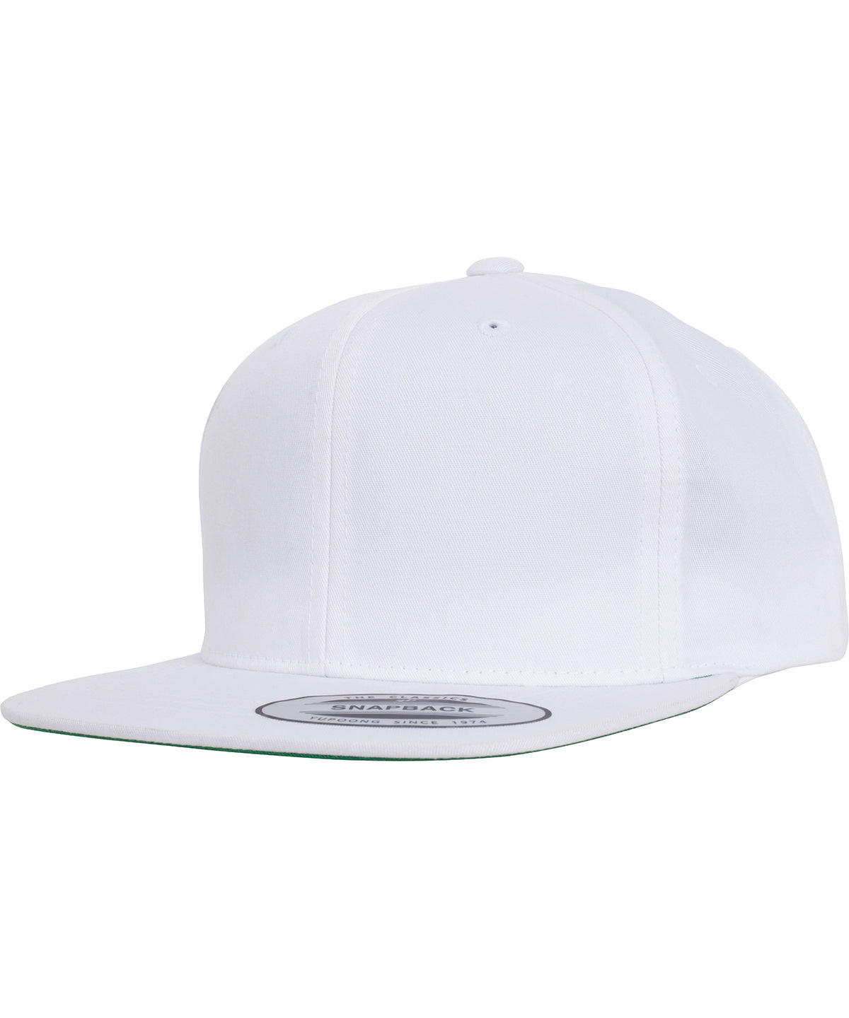 Personalised Caps - White Flexfit by Yupoong Pro-style twill snapback youth cap (6308)