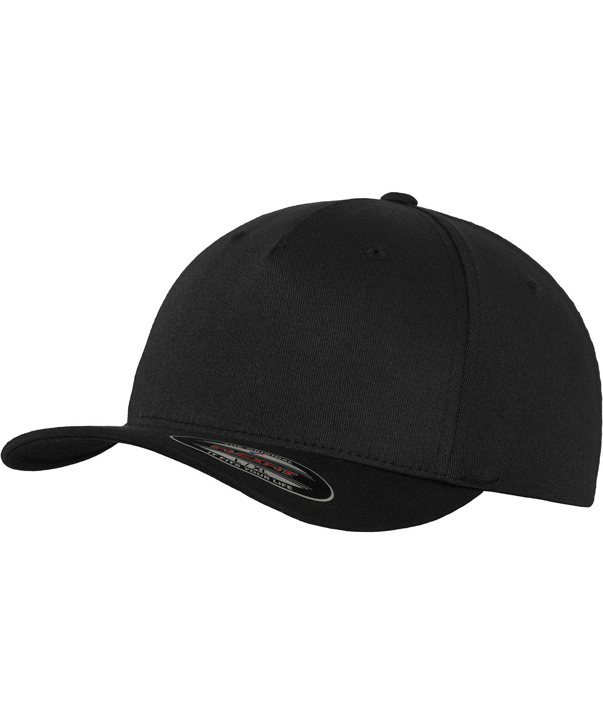 Personalised Caps - Black Flexfit by Yupoong Flexfit 5-panel (6560)