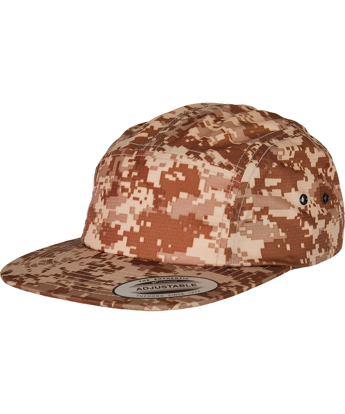 Personalised Caps - Multicolour Flexfit by Yupoong Digital camo jockey cap (7005MC)