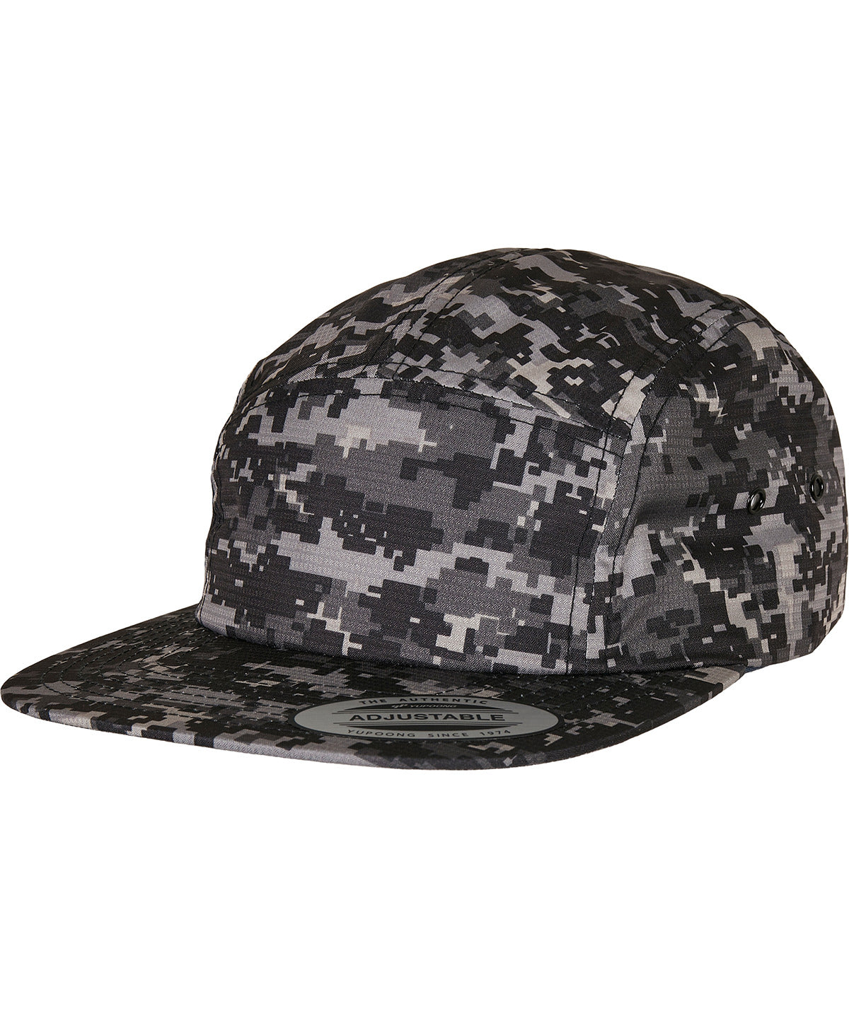 Personalised Caps - Multicolour Flexfit by Yupoong Digital camo jockey cap (7005MC)