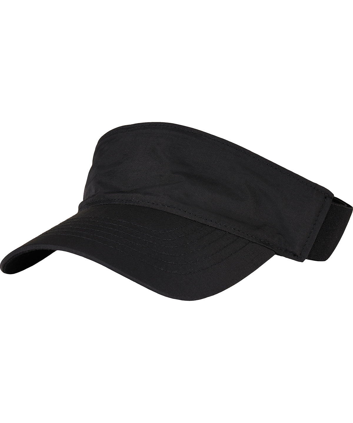 Personalised Caps - Black Flexfit by Yupoong Performance visor cap (8888PV)